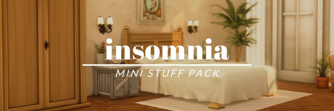 Галерея мода Набор для спальни Insomnia bedroom #1